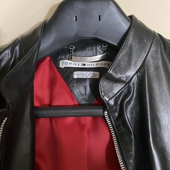 Tommy Hilfiger Jackets \u0026 Coats | Tommy Hilfiger Genuine Leather Jacket | Color: Black | Size: M | Ssajasi's Closet